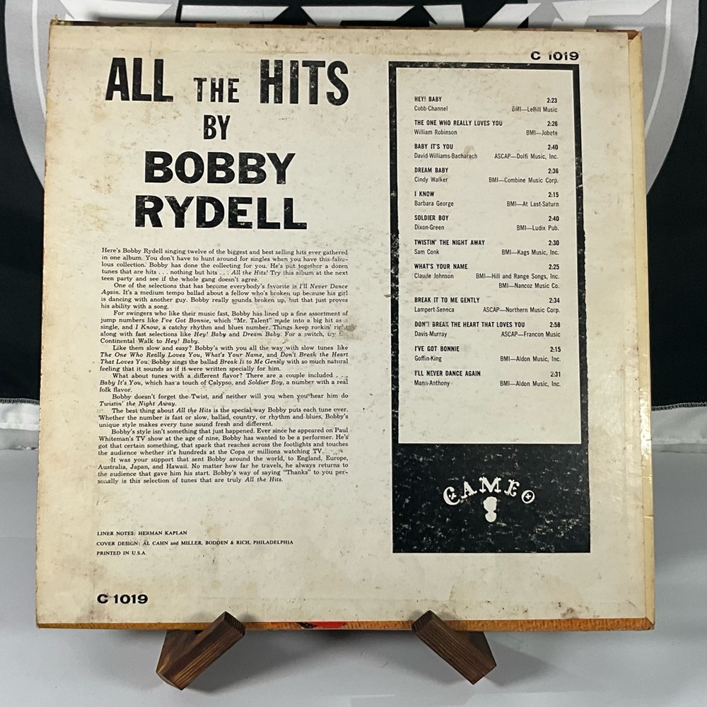 Bobby Rydell 3 Record Lot - Picture 6 of 6